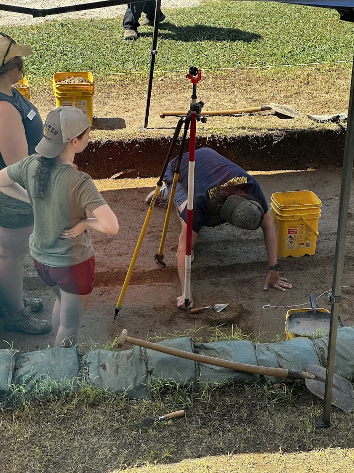 Archeology dig site in Historic Jamestowne