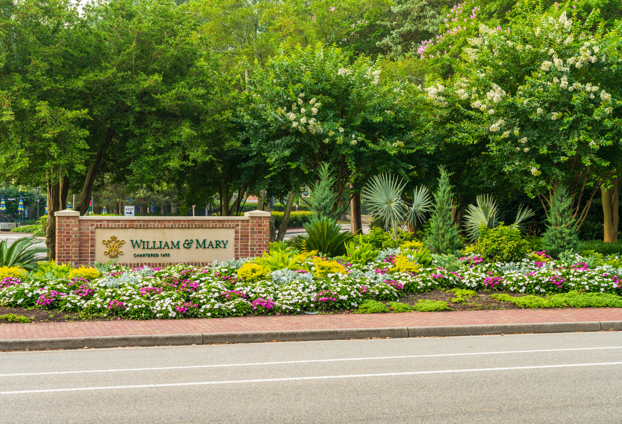 Sign at William and Mary 