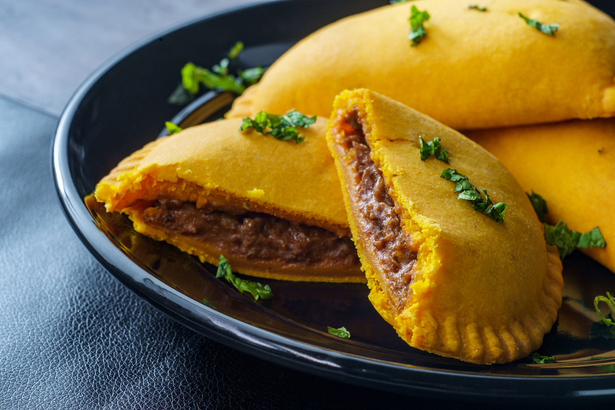 Spicy Jamaican beef turnovers