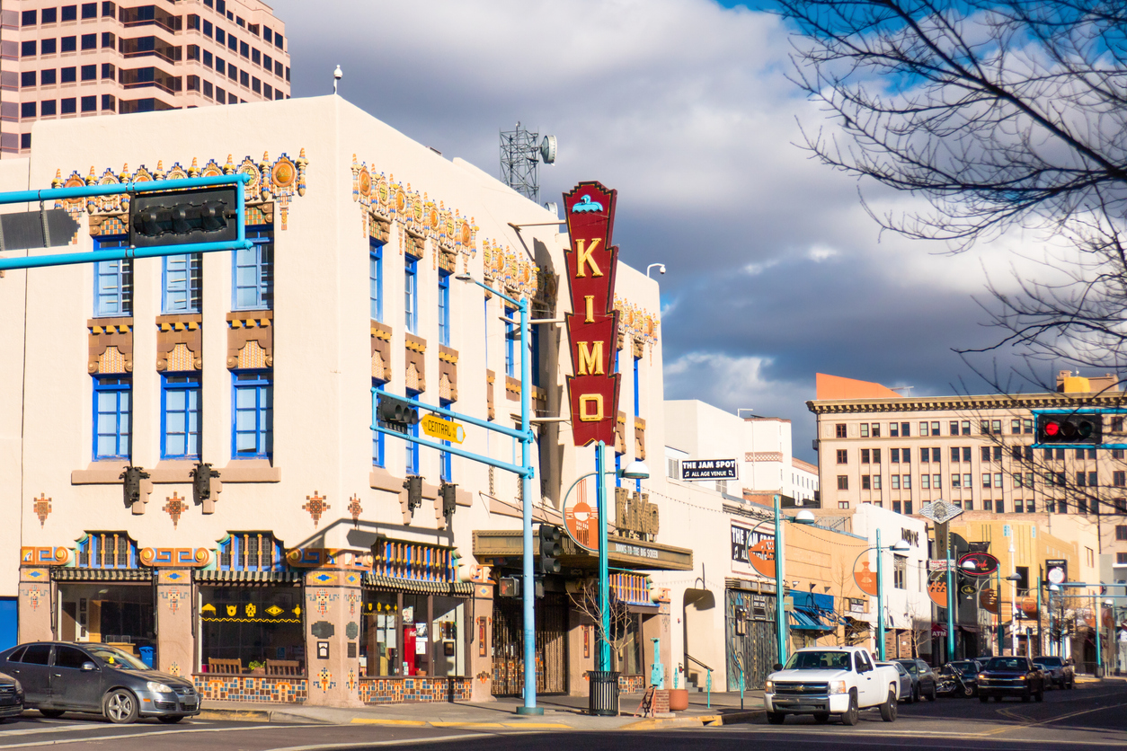 Route 66, Albuquerque, New Mexico, 2019 - USA: The Historic KiMo Theater